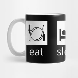 eat, sleep, game t-shirt Mug